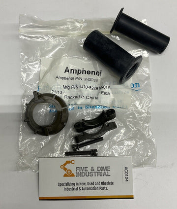 Amphenol 97-3057-1016-1 Cable Clamp w/ Rubber Bushing Size 24 28