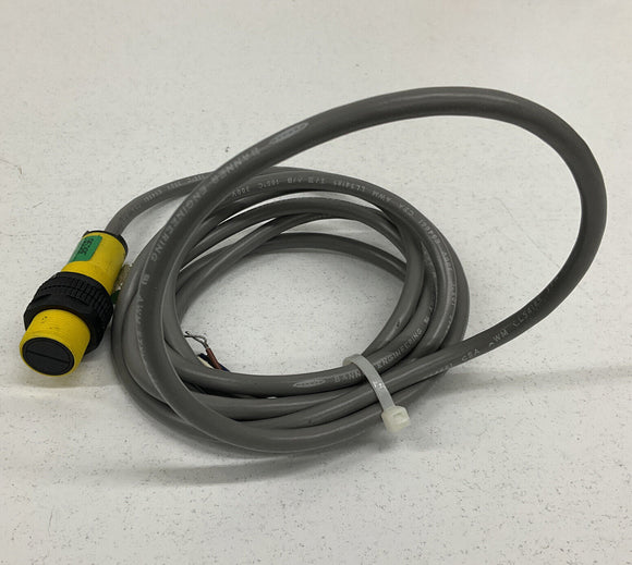 Banner S18SN6D EZ-Beam Diffuse Sensor 10-30VDC NPN 100mm Range