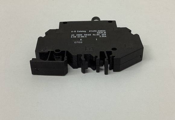 Allen Bradley 1492-GH025 2.5AMP Circuit Breaker
