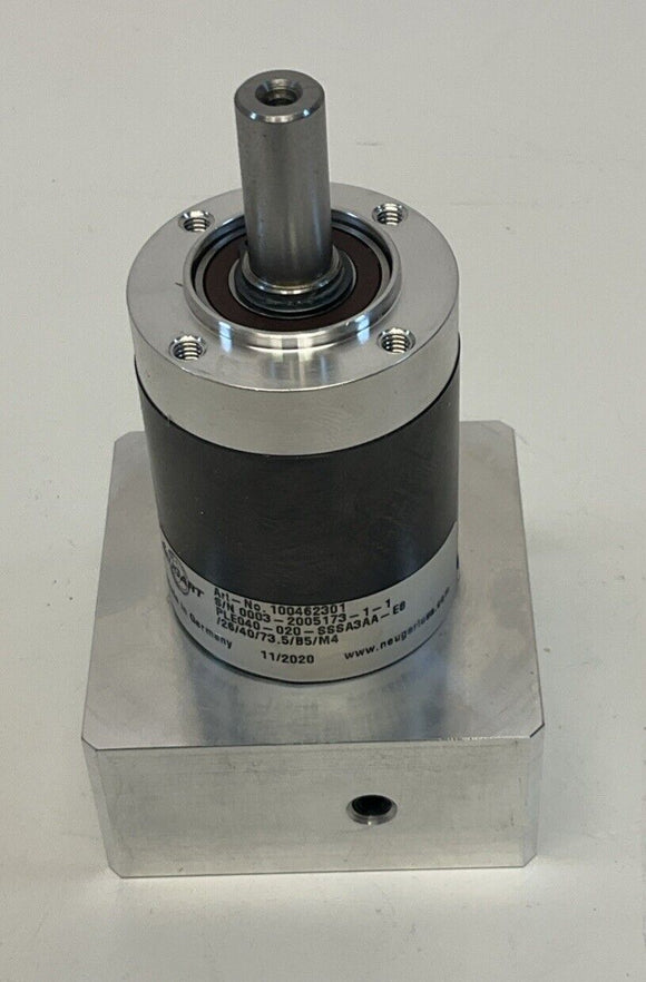 Neugart Pleo 40-020-SSSA3AA Planetary Gearbox 20:1 Mfg 11/20
