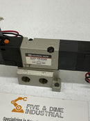 SMC VZ3440 24 Vdc Solenoid Valve w/ Base-2