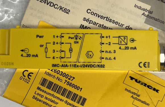 Turck Durr E26030027 Loop Isolater 756001
