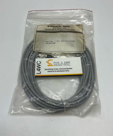 Turck B6130-05 Single End Cable 3-Pin, 3-Wire Straight Female 5-Meters