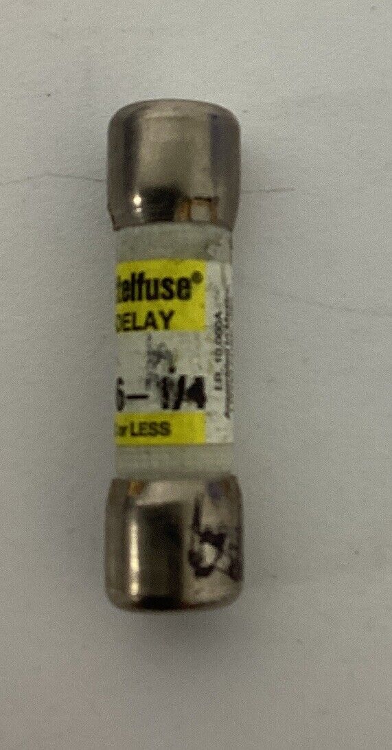 Littelfuse FLQ6-1/4 Lot of 3 Time Delay Fuses 6.25Amp