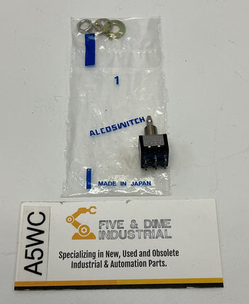 Alco-Switch MPS-203R DPDT Push Button Switch 125VAC