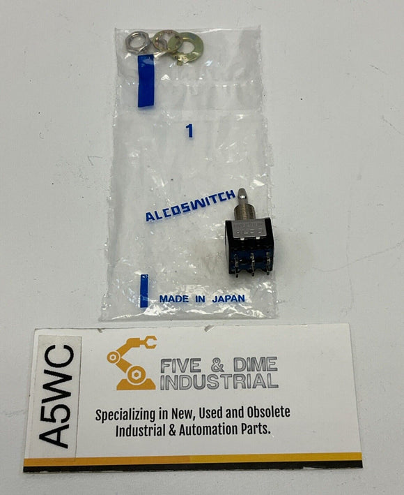 Alco-Switch MPS-203R DPDT Push Button Switch 125VAC