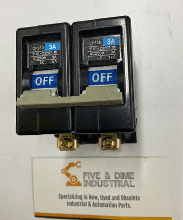 Fuji Electric CP32D 3A 2-Pole Circuit Breaker Protector - 0