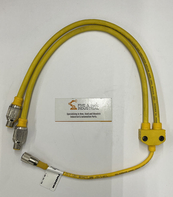 Turck VB2-KB 5T-0.2/2RSG 4T-0.4/0.4/CS10484 Cordset U0888-98