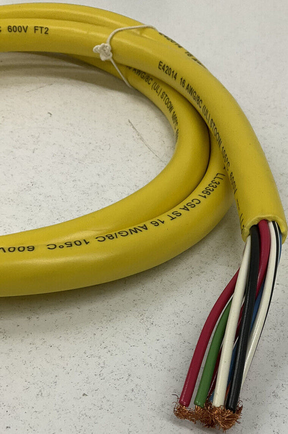 Brad Harrison 208000A01F060 Cordset,8-Pin,Receptacle,Female