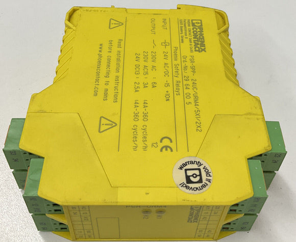 Phoenix Contact PSR-SPP-24VC/URM4, 5X1/2x2 Safety Relay