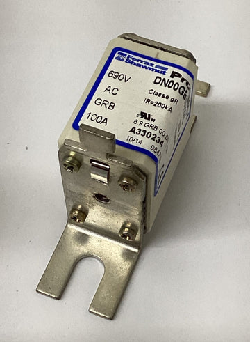 Ferraz Shawmut DN00GB69V100L 100A Protistor Fuses 690V Class gR,  3-Pack - 0