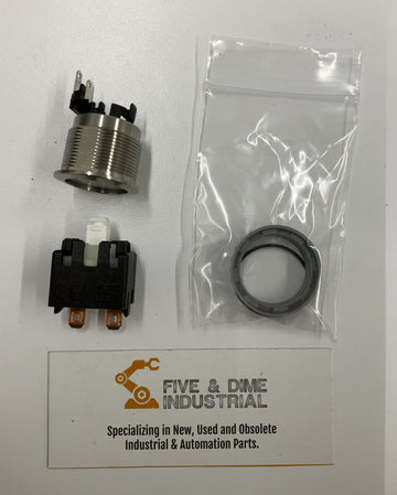 Schurter 1241.6834.1111000 Red Illuminated SPST Switch 12A 250V - 0