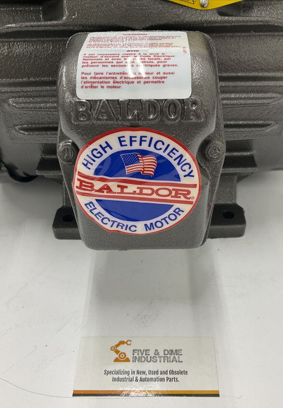 Baldor M3663T 5HP 230/460 Vac Industrial Motor 3450RPM Frame184T Hz60