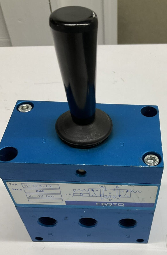 Festo H-5/2-1/4 Manual Lever Pneumatic Valve