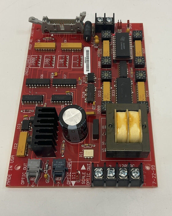 Rockwell Inducto Heat Control Board 31021-013