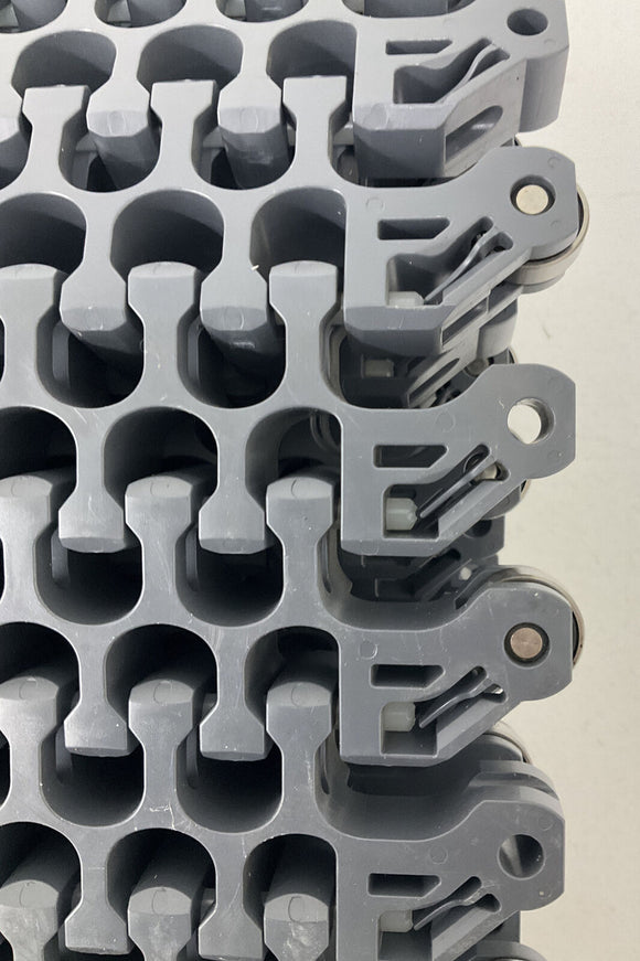 Intralox 2200-14 Grey Radius Flush Grid High Deck w/ Edge Bearing 10 Ft.