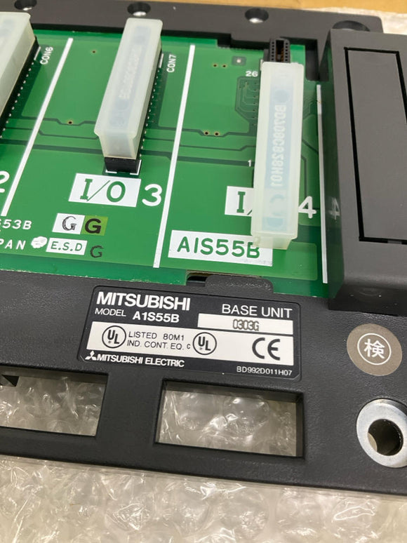 Mitsubishi A1S55B 5-Slot Base Unit Chassis Module