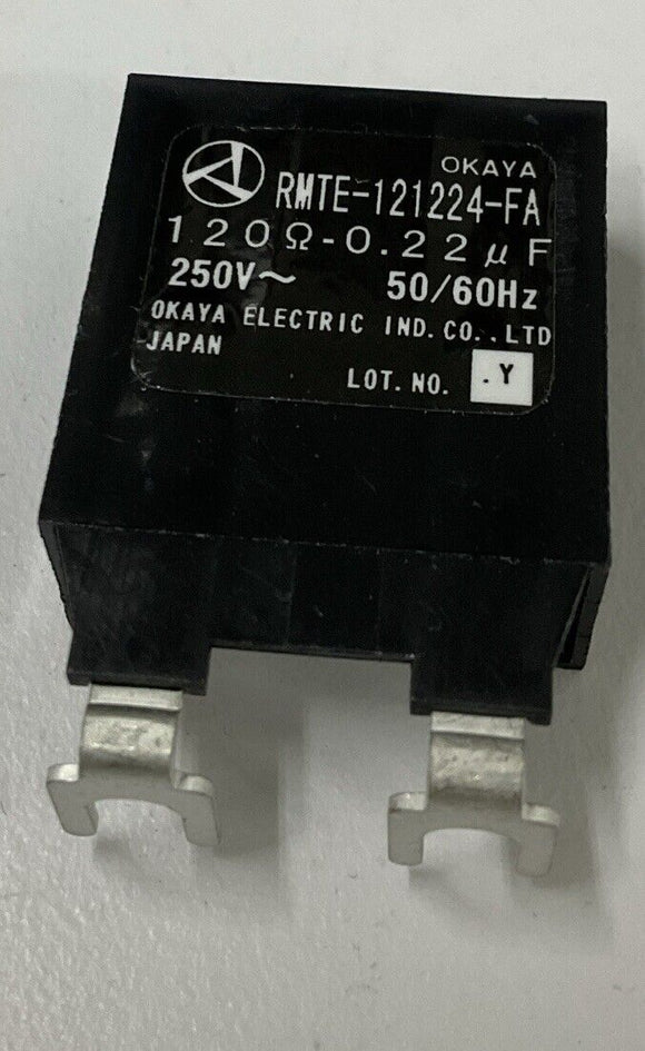 Okaya RMTE-121224-FA Surge Suppressor .22uF-120Ohm 250V