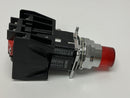 Cutler Hammer 10250TD Red Pilot Light Momentary Switch with Adapter-4