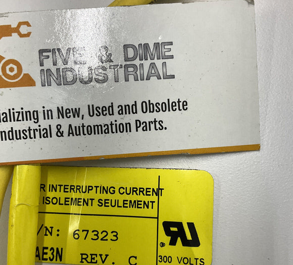 TPC Wire & Cable 67323 Connector Cable 3-Pin Male-Female