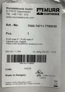 Murr 7000-74711-7780030 Gigabit Shielded RJ45 Male/Male 0.3 Meter Cable-3
