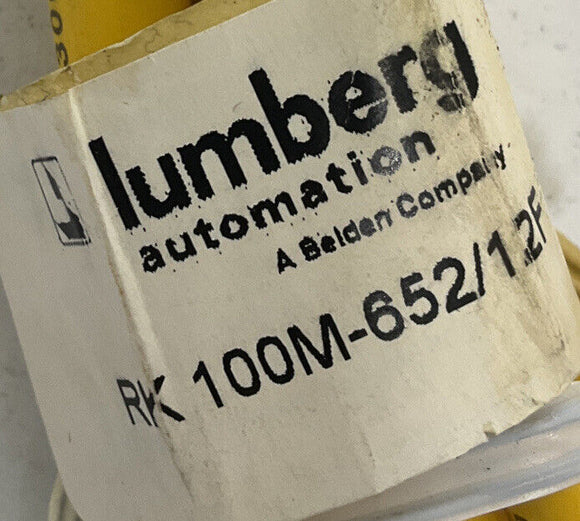 Lumberg Automation RK 100M-652/12F Cordset 10-Pin Female 12 Feet