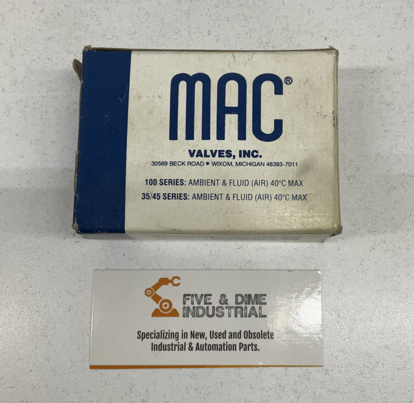 Mac Valves DAAJ-3KD Solenoid Head
