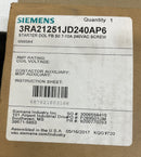 Siemens 3RA21251JD240AP6 FastBus Combination Starter 7-10 Amps 240 Vac-10