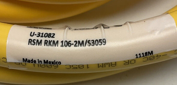 Turck RSM RKM 106-2M/S3059 Minifast Double Ended Cordset U-31082