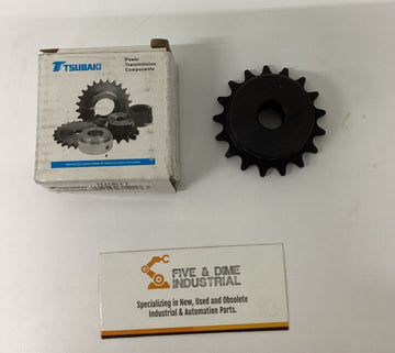 Tsubaki H35B17 Bore to Size Sprocket  1/2'' Bore  17 teeth