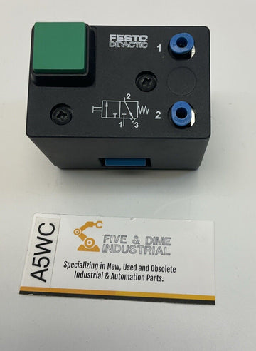 Festo 152860 3/2-Way Valve with Push Button, Normally Closed