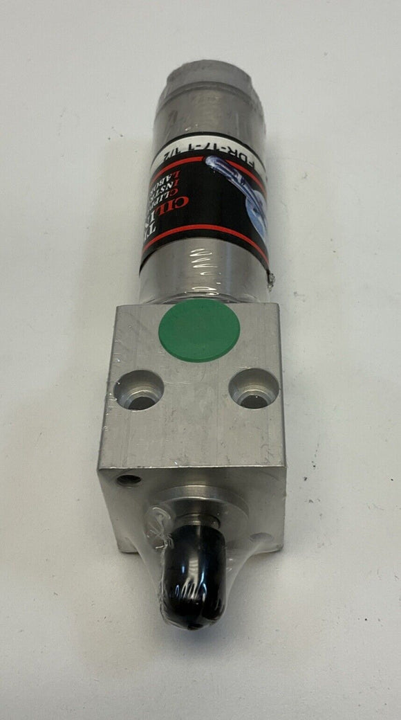 Clippard FDR-17-1-1/2 Pneumatic Cylinder 1-1/16" Bore, 1-1/2" Stroke DBL Acting