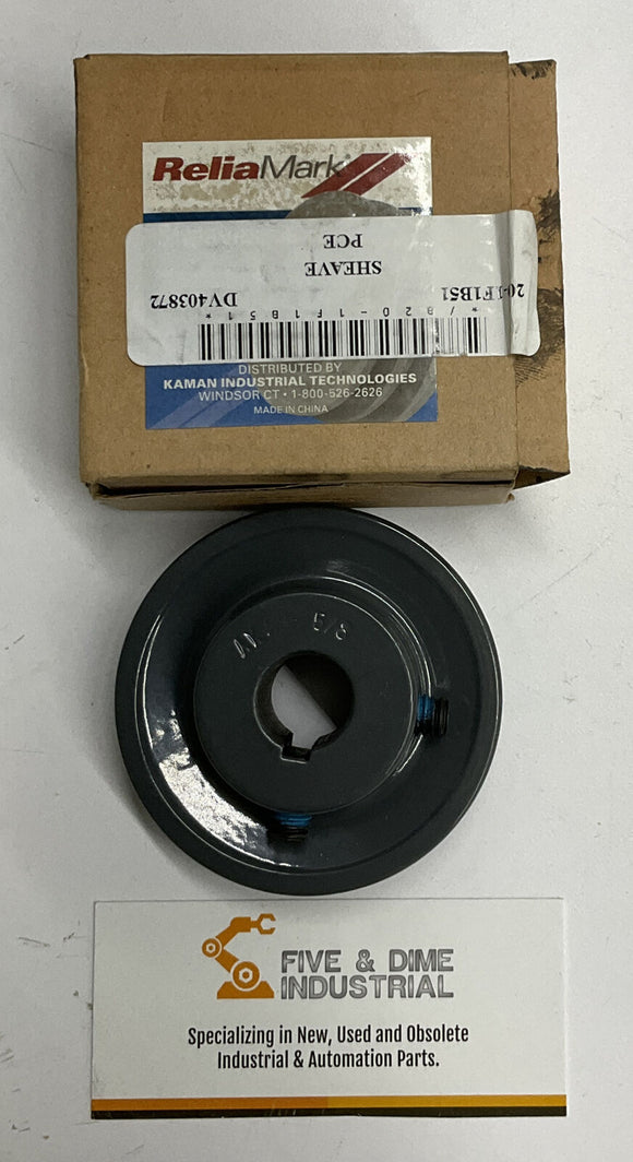 Reliamark AK28X58/20-1F1B51 Single Grove Sheave w/5/8 Bore