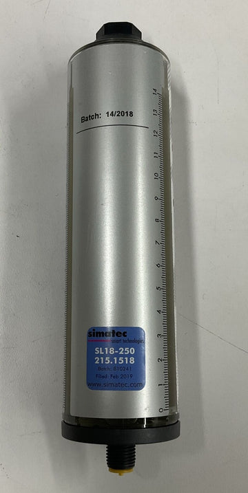 Simatec SL18-250 Simalube 250 ML Single Point Automatic Lubricator NOS - 0