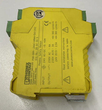 Phoenix Contact PSR-SPP-24VC/URM4, 5X1/2x2 Safety Relay - 0