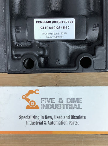 Penn-Air Norgren K41EA00KS1K52 Directional Valve 110/120V - 0