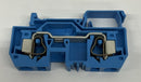 Wago 284-904 Terminal Block Blue Din Mount 600V-3
