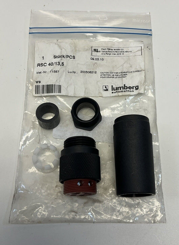 Lumberg Automation RSC 40/13.5 Field Attachable Connector