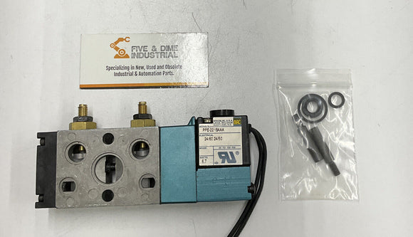 Mac B11C-PP-221BA-192 4 Way 24 vcd Solenoid Valve