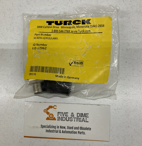 Turck U2-12962 Male Connector Eurofast