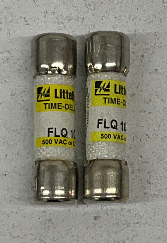 Littelfuse FLQ10 / FLQ-10  Lot of 2  10 Amp Fuses