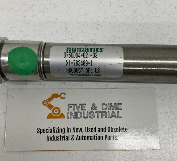 Numatics 0750D04-021-03 Pneumatic Cylinder 3/4" Bore