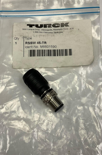Turck RSSW 45-TR Terminating Resistor M6601590 5-Pin, M12