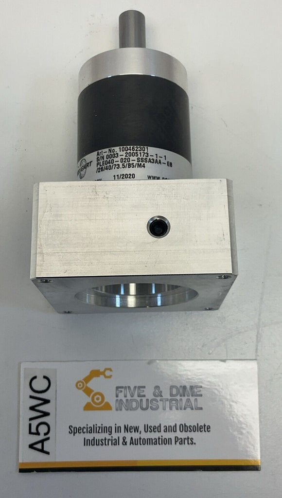 Neugart Pleo 40-020-SSSA3AA Planetary Gearbox 20:1 Mfg 11/20
