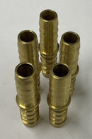Parker 122HBL-6 3/8  2 Brass Barb Fitting. Lot of 5-2