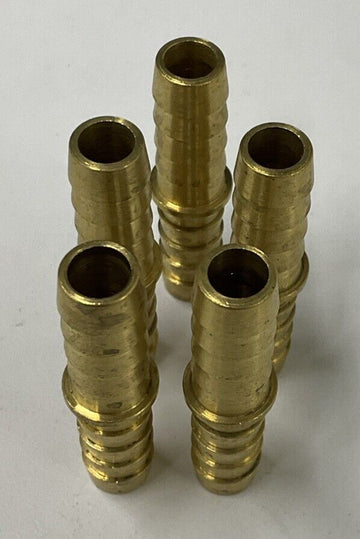 Parker 122HBL-6 3/8  2 Brass Barb Fitting. Lot of 5 - 0