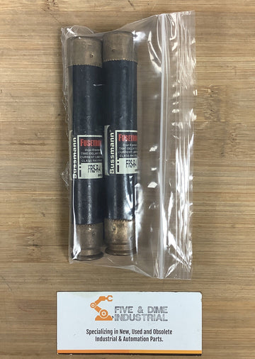 Bussmann Fusetron FRS-R-4 600V Fuses 4-Amp. Lot of 2