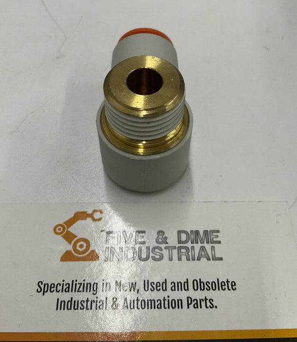 SMC KQ2VS13-37S Tube Hex Socket Elbow Fitting 1/2" NPT X 1/2" OD