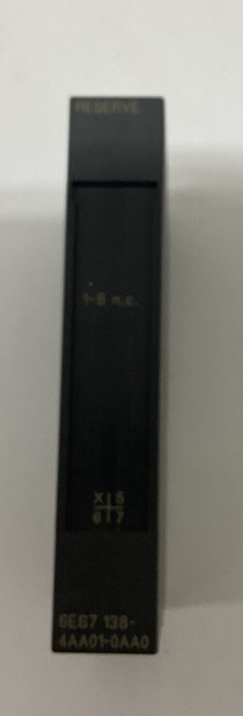 Siemens 6ES7-138-4AA01-0AA0 Simatic S7 Reserve Module