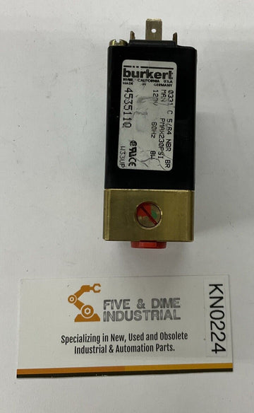 Burkret 453511Q 120 Vac Solenoid Valve